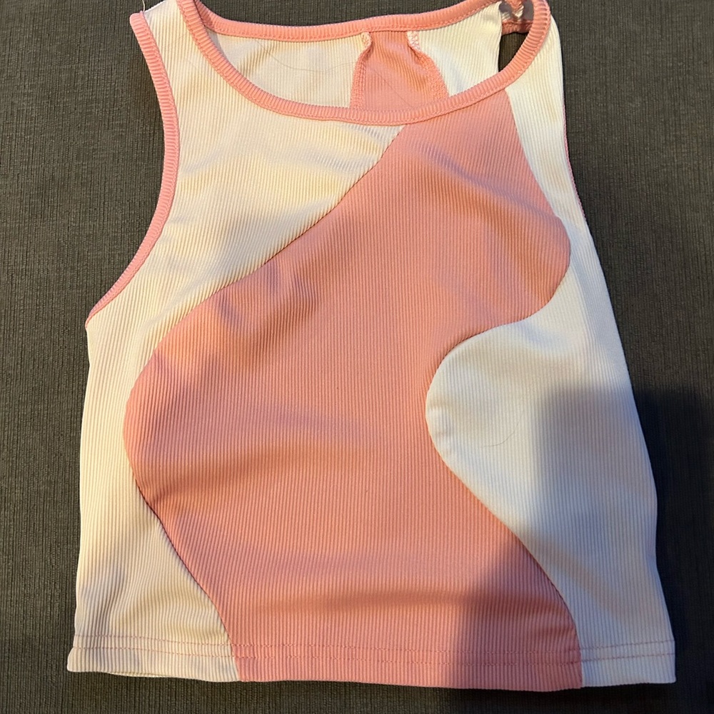 SHEIN Color Block Ribbed Tank